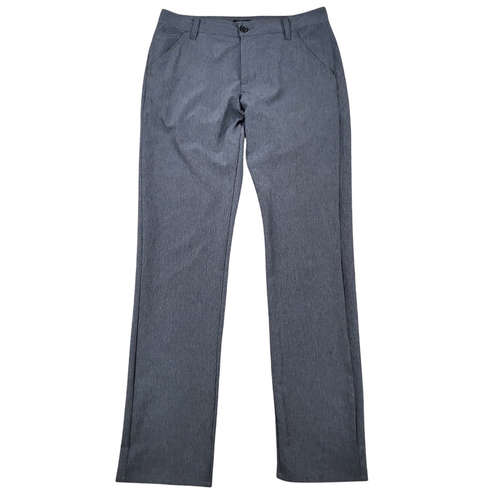 Travis Mathew Men's Dark Gray Heather Golf Pants Flat Front Stretch Size 30